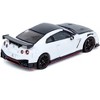Nissan GT-R (R35) Nismo RHD (Right Hand Drive) White with Carbon Hood and Top 1/64 Diecast Model Car by Inno Models - 3 of 4