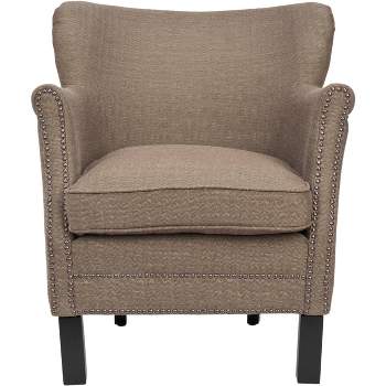 Jenny Arm Chair with Nail Heads  - Safavieh