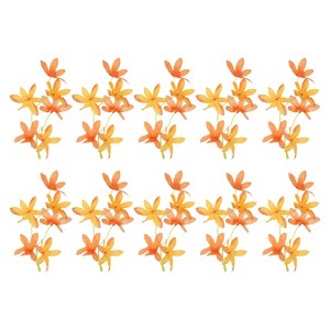 Unique Bargains Artificial Silk Cloth Realistic Wrinkle-resistant Artificial Flower 16 Pcs 7 Inch - 1 of 4