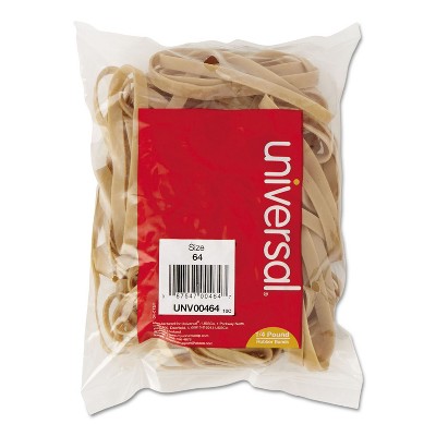 UNIVERSAL Rubber Bands Size 64 3-1/2 x 1/4 80 Bands/1/4lb Pack 00464