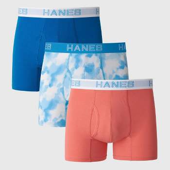 Men's Assorted Comfort FlexFit Tagless Boxer Briefs w/ Sling - 3 Pk by Hanes  at Fleet Farm
