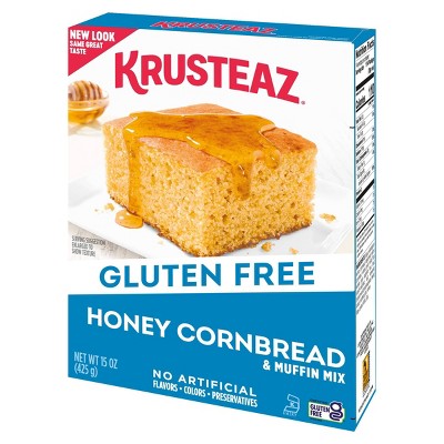 Krusteaz Gluten Free Honey Cornbread & Muffin Mix - 15oz : Target