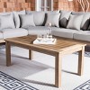 Santa Cruz Patio Coffee Table - Indoor/Outdoor - CPT1016 - Natural - Safavieh - 2 of 4