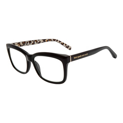 Kate Spade Ks Dollie Fp3 Womens Rectangle Eyeglasses Black Leopard 53mm :  Target
