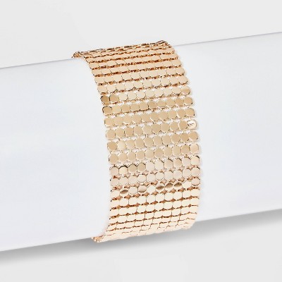 Sparkle Mesh Hematite Wrap Bracelet - A New Day™