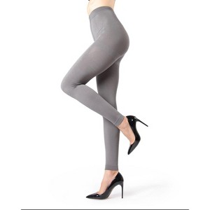 Memoi Women's Fleece Lined Footless Winter Tights - 1 of 3