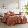 510 Design Full Porter Soft Washed Pleated Comforter Set Clay Pink - image 2 of 4