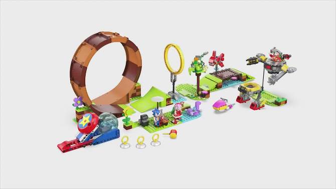 LEGO Sonic the Hedgehog Sonic&#39;s Green Hill Zone Loop Challenge Playset 76994, 2 of 8, play video