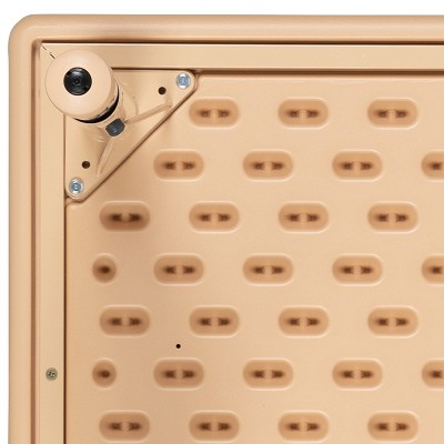 Adjustable Natural Plastic Rectangular Activity Table for Kids