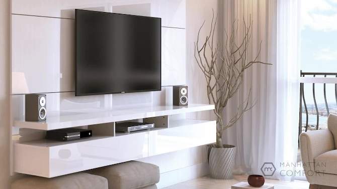 City 2.2 Floating Wall Theater Entertainment Center - Manhattan Comfort, 2 of 7, play video