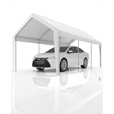 coucheta 13x20FT Portable Garage, Heavy Duty Carport Canopy with Reinforced Frame&Steel Poles&180 g PE Waterproof Canopy, for Boat, and Pickup Truck