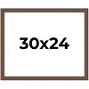 PosterPalooza | 30x24 Wide Barnwood Picture Frame, UV Acrylic, 6 Finishes - Grey, Brown, White, and Black - 2 of 4