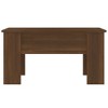 vidaXL Coffee Table Brown Oak 31.1"x19.3"x16.1" Engineered Wood - 3 of 4