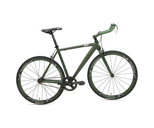 Rapid Cycle Evolve Bullhorn Road Bike 19" - Green