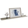 vidaXL Wall Shelves 2 pcs Concrete Gray 31.5"x3.5"x1.2" - 2 of 4