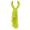 Wrapables Sheer Solid Color Lightweight Long Scarf, Lime Green - image 3 of 4