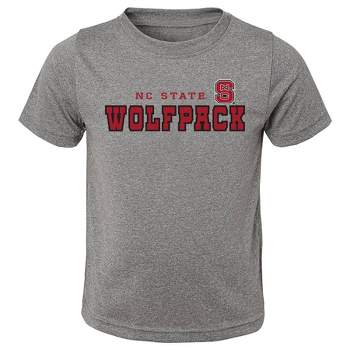 NCAA NC State Wolfpack Boys' Heather Gray Poly T-Shirt