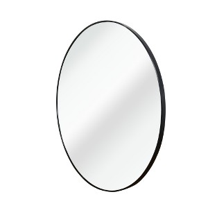 Lyngins Bathroom Mirrors,Round Wall Mirrors,Metal Frame 4mm HD Decorative Mirrors,Aluminum Vanity Mirrors for Bathroom,Bedroom - 1 of 4