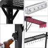 Grill Gazebo Canopy,Outdoor BBQ Grill Patio Canopy Tent with Led Light/Extra Shadows*2/Bottle Opener/Hanging Hooks - 2 of 4