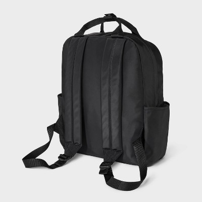 Рюкзаки Wild Fable Square Backpack - Wild Fable™ Black: College Bookbag, Fits 16" Laptop, Lightweight Woven Design — фото 3