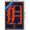 Trends International MLB Detroit Tigers - Logo 25 Framed Wall Poster Prints - 3 of 4