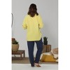 Women's Double Gauze Long Sleeve Shirt - PAPARAZZI L - 2 of 4