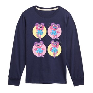 Boys' - Sesame Street - Abby Grid Long Sleeve Graphic T-Shirt - 1 of 3