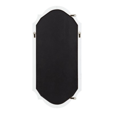 Fairbourne Rustic Gray Full-Length Rectangular Wood Wall Mirror