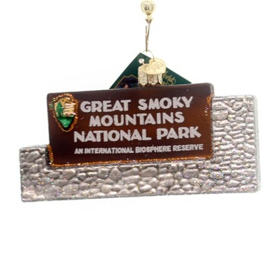 Old World Christmas 2.5" Great Smoky Mountains Nationa# Vacation Bears  -  Tree Ornaments