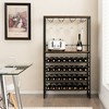 MOEPISY Freestanding Wine Rack with 4 Tier Wine Storage - 3 of 4