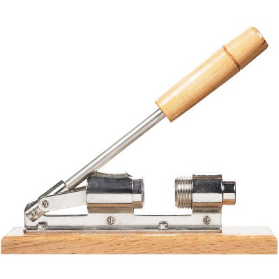 Duke Silver/Wood Steel Nut Cracker