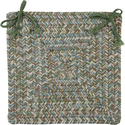 Colonial Mills CC59 Corsica Chair Pad, 15 by 15-Inch, Seagrass, 4-Pack