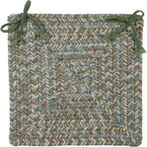 Colonial Mills CC59 Corsica Chair Pad, 15 by 15-Inch, Seagrass, 4-Pack - 1 of 1