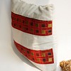 Slickblue Linen Patchwork Floor Cushion - Decorative Throw Pillow, 19.7"x19.7", 6 Design Choices, Machine Washable - 4 of 4