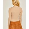 Women's Collared V Neck Sweater - LOVE TREE - 2 of 2