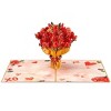 Frndly by Paper Love 3D Bouquet of Roses Pop Up Card - 3 of 4