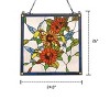 Chloe Lighting Costa Animal Tiffany-Glass Window Panel 24" Wide - 3 of 3
