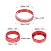 Unique Bargains Car Headlight Volume Tune Knob Cover Ring Trim for Ford for Mustang 2015-2020 - 2 of 4