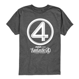 Boys' - Marvel - Fantastic Four Circle Logo Short Sleeve Graphic T-Shirt - 1 of 4