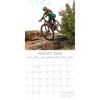 2026 Square Wall Calendar, Mountain Biking, 16-Month Lifestyles Theme with 180 Reminder Stickers (30x30 cm) - 3 of 4