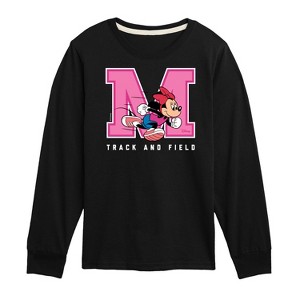 Boys' - Disney - Minnie Track And Field Long Sleeve Graphic T-Shirt - 1 of 4