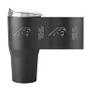 NFL Carolina Panthers 30oz Etch Powder Coat Tumbler - 2 of 2