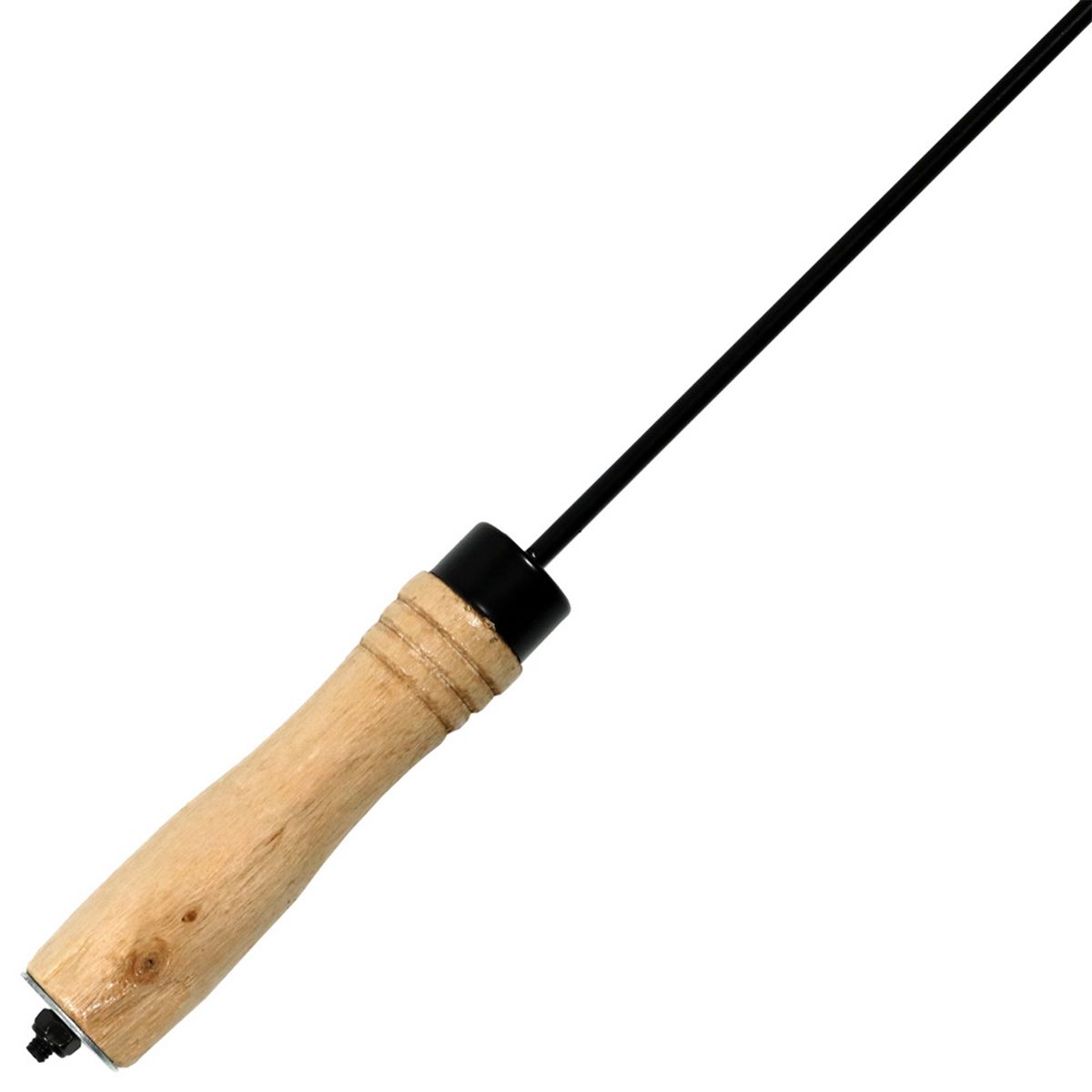 Sunnydaze Indoor/Outdoor Steel Camp Fire Pit or Fireplace Log Poker Stick Tool with Wooden Handle - 26" - thumbnail 5