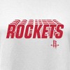 NBA Houston Rockets Women's White Round Neck Short Sleeve T-Shirt - 4 of 4