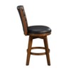 NicBex Dining Chairs Set of 2 Swivel Counter Height Chairs with Button-Tufted and Back Chestnut Finish Solid Wood for Kitchen,Brown - 3 of 4