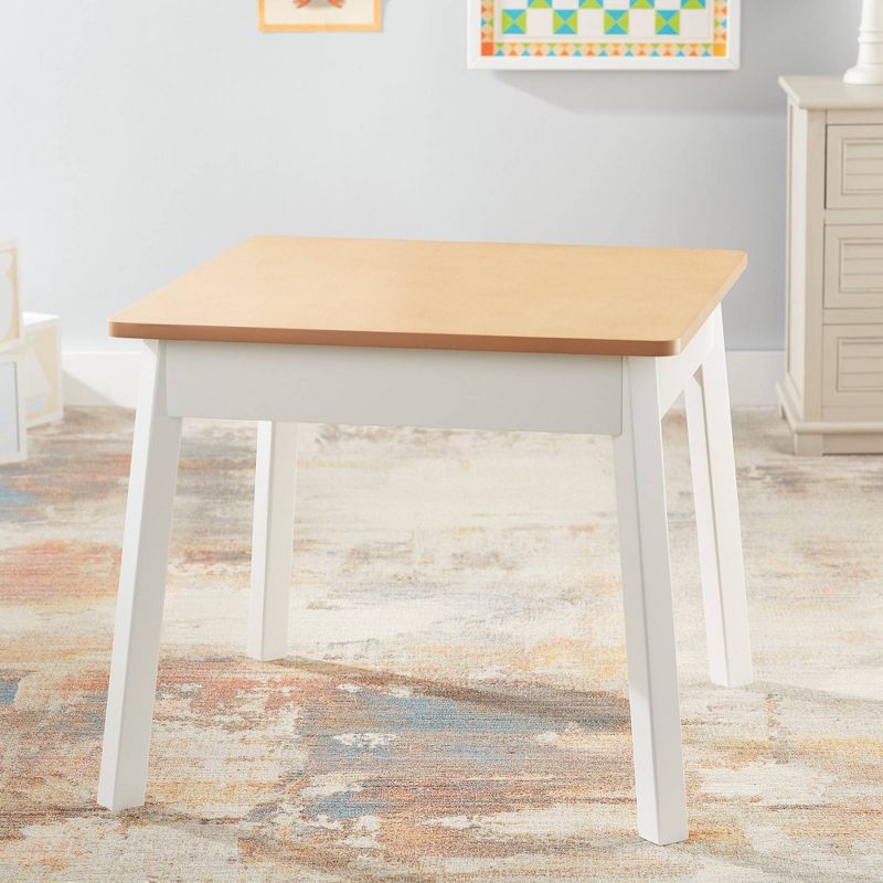 Melissa &#38; Doug Wooden Square Table - White/Natural, 3 of 6
