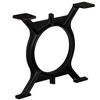 vidaXL Coffee Table Legs 2 pcs O-Frame Cast Iron - 4 of 4