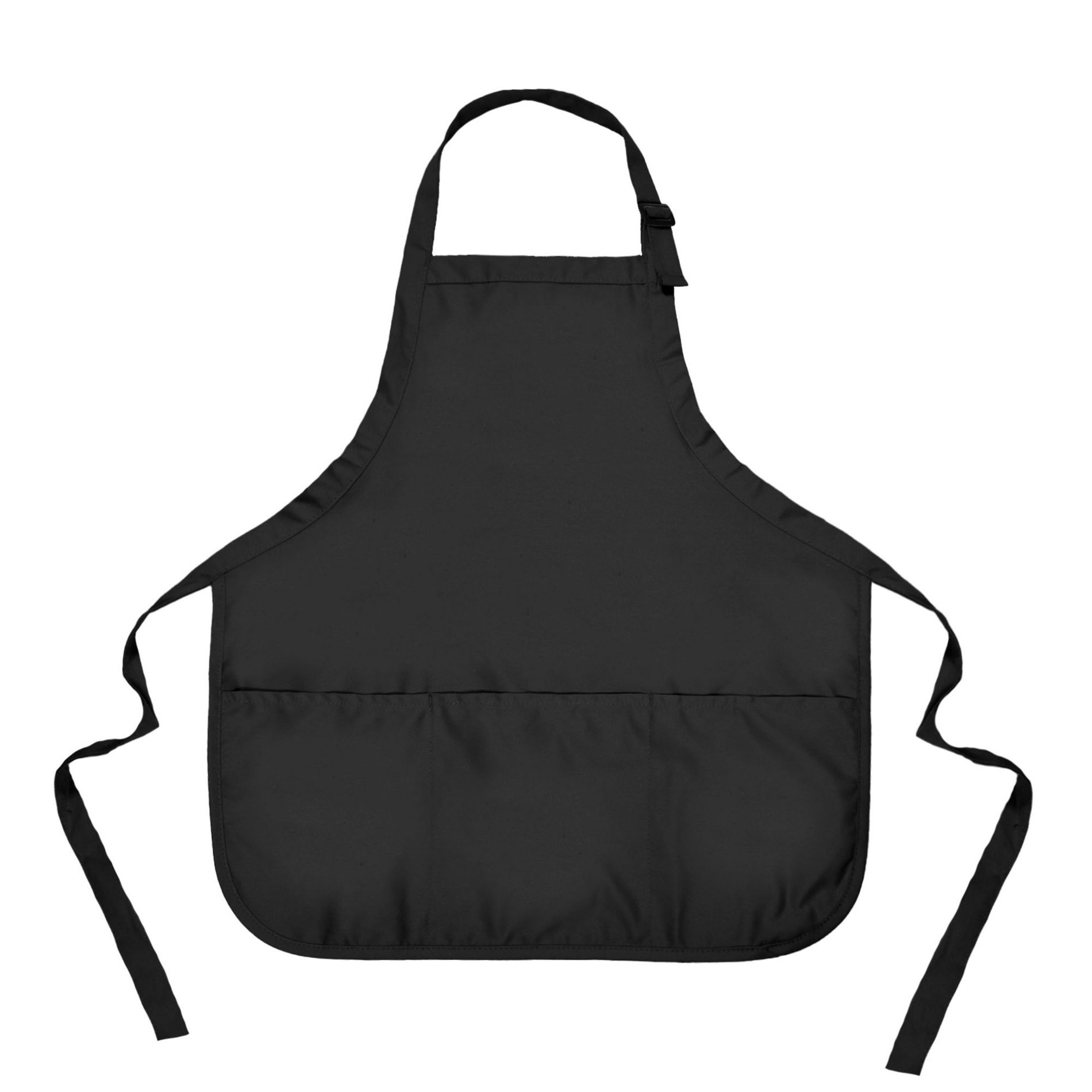 Dalix Waist Aprons Commercial Restaurant Home Bib Spun Poly Cotton Kitchen (3 Pockets)