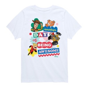 Boys' - Disney - Another Day Of Being Awesome Short Sleeve Graphic T-Shirt - 1 of 4
