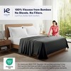 Kickoff 300 Thread Count 100% Organic Bamboo Viscose Flat Sheet Only, Extra Wide, Cooling & Breathable, Double Stitching, Bedding Sheet - 4 of 4